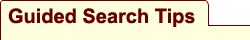 Guided Search Tips